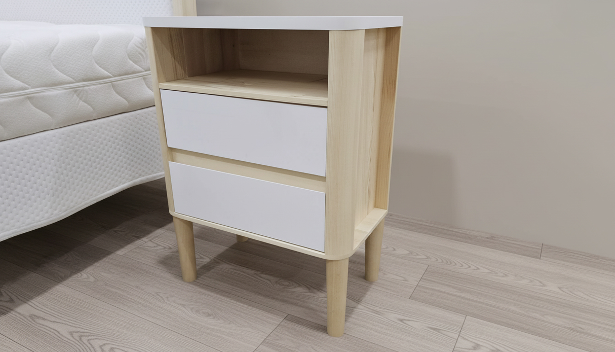 House Of Dreamz - Wooden bed base with headboard